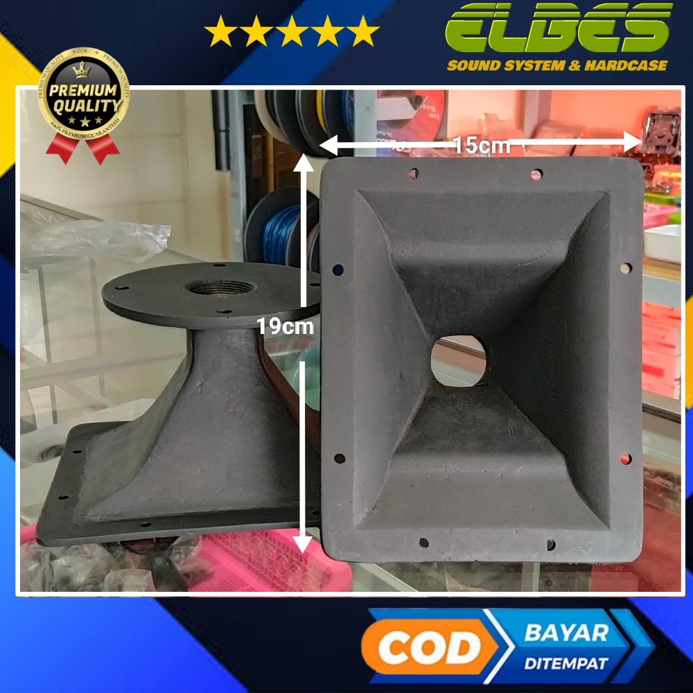 CORONG TWETER 15x19 alumunium HORN TWITER drat baut