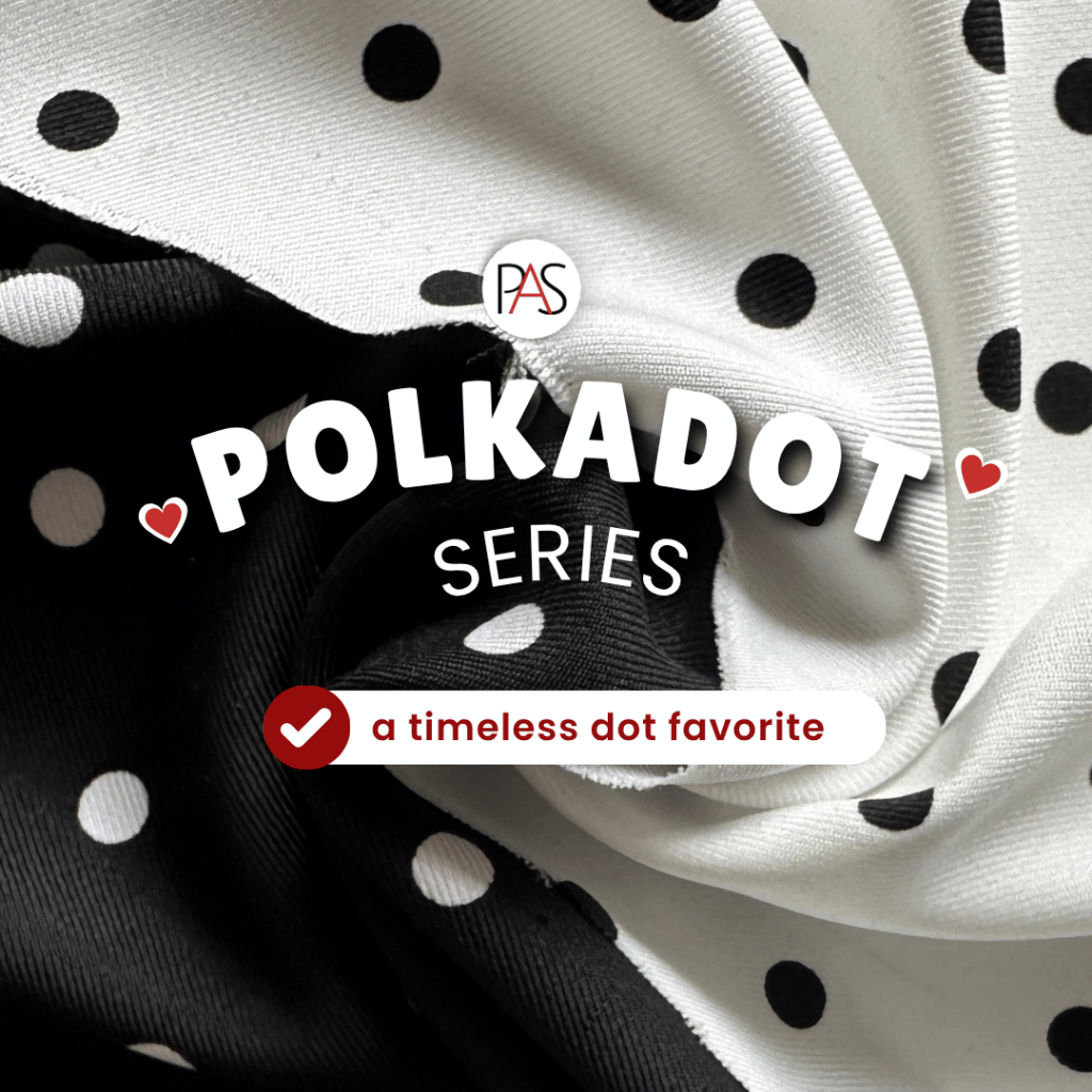[MINIMAL 2X KLIK UNTUK 1 YARD] Kain Shakila Motif Polkadot Ecer Bahan Shakila Polkadot Premium HARGA
