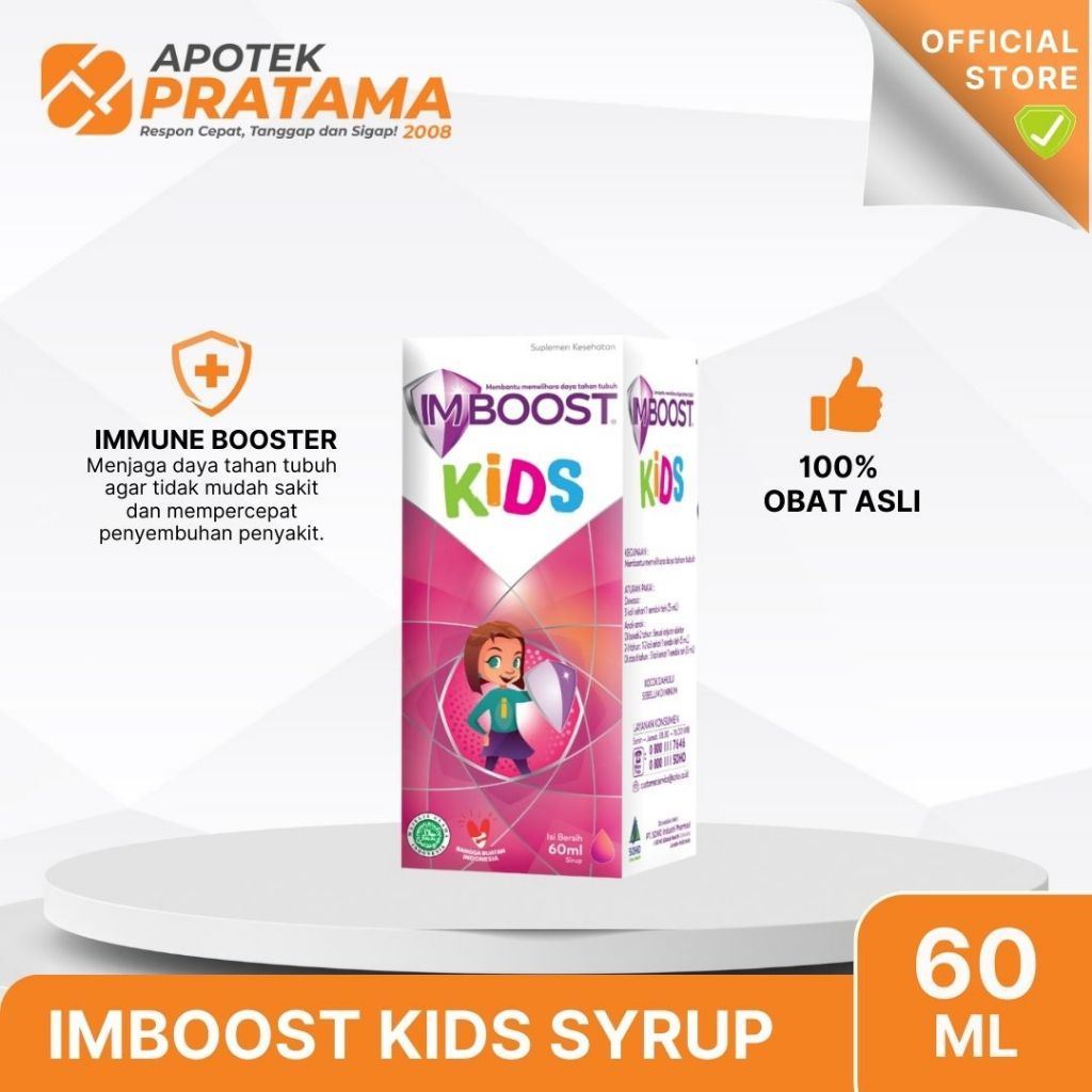 IMBOOST KIDS SIRUP (60ML, 120ML) / Imboost syr / imboost anak