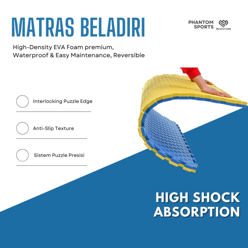 MATRAS TAEKWONDO ANTI SLIP - MATRAS OLAHRAGA BELADIRI - MATRAS TAEKWONDO PUZZLE - KARPET BELA DIRI