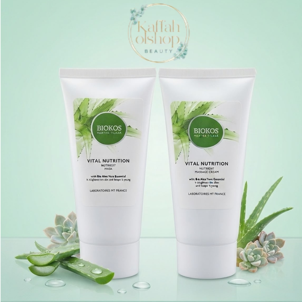 BIOKOS PAKET 2 PCS [FACIAL MASSAGE CREAM DAN GEL MASK ]