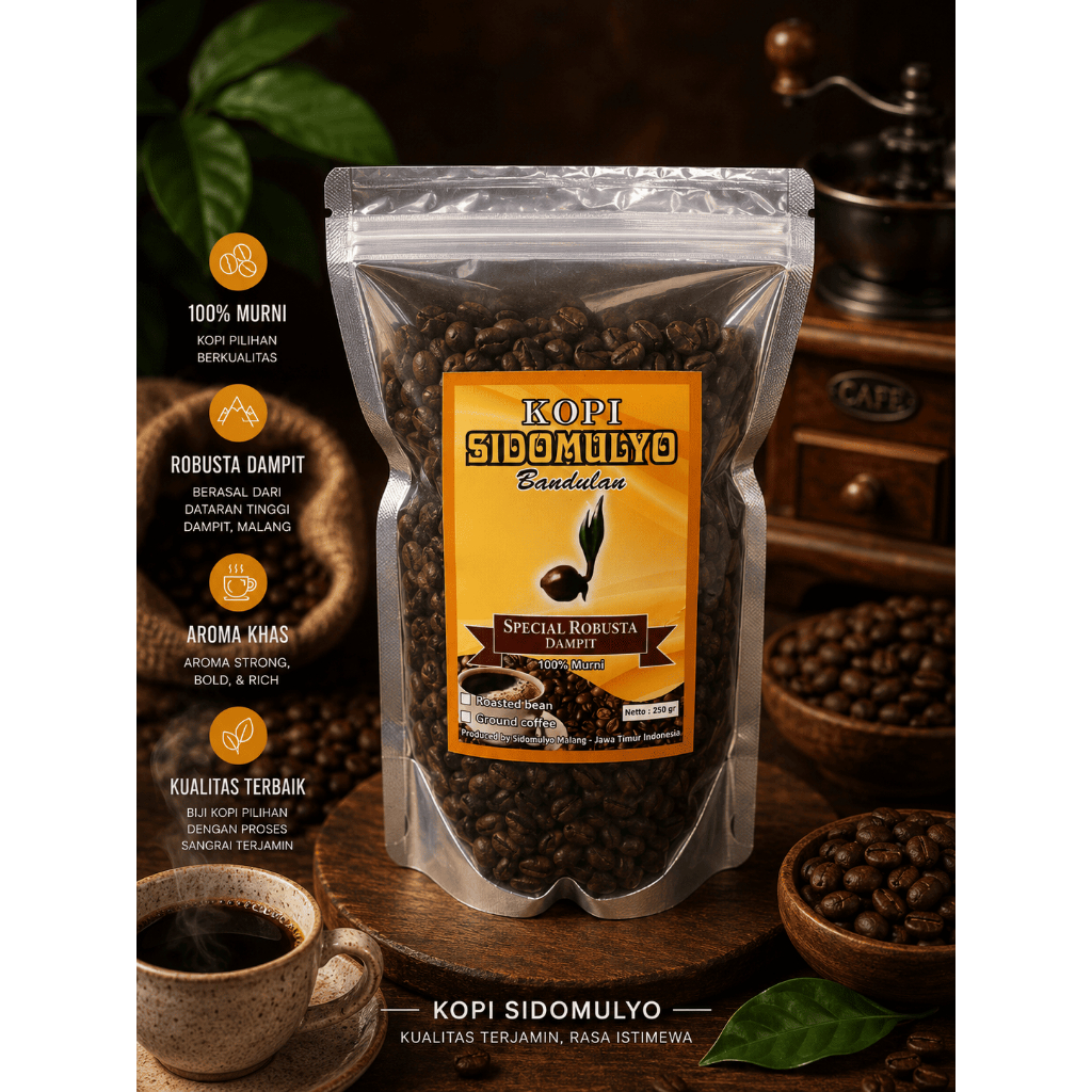 KOPI PREMIUM ROBUSTA DAMPIT MALANG