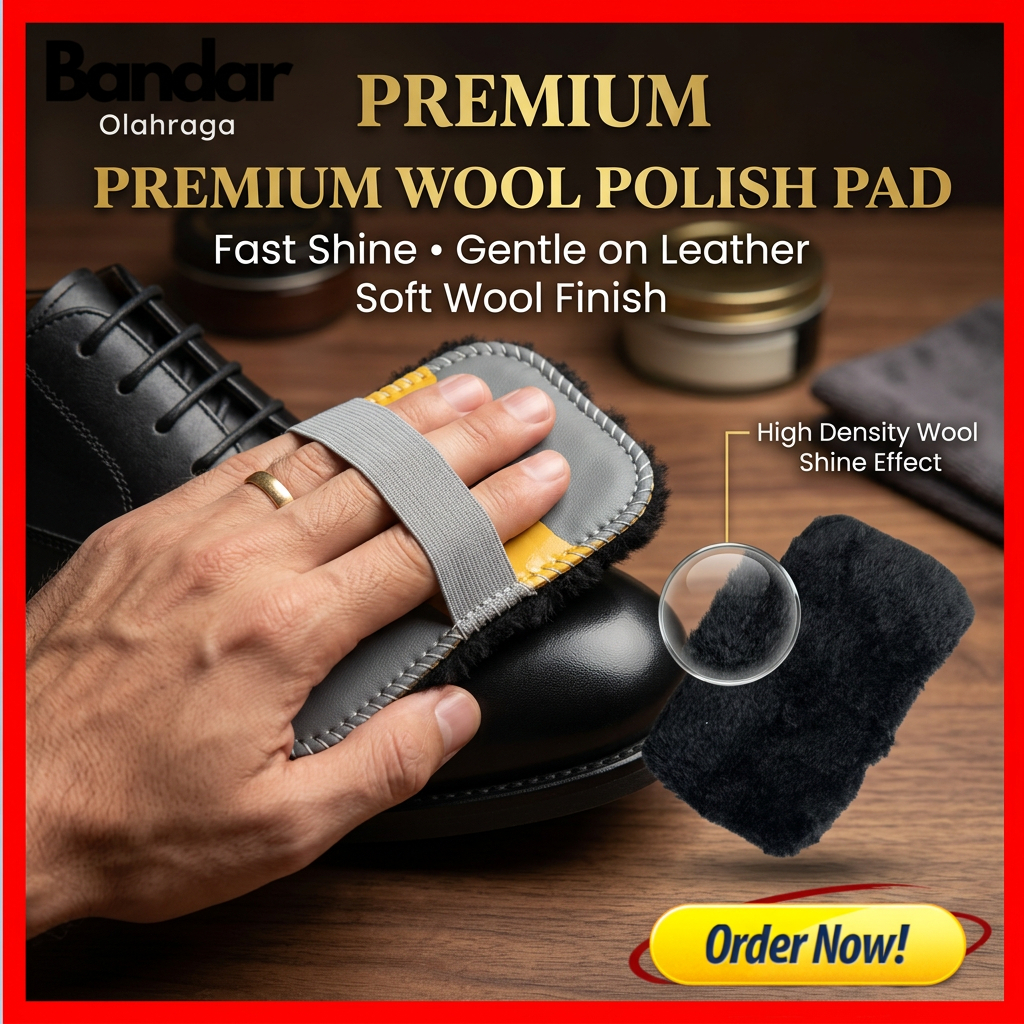 Sikat Semir Sepatu / Tas kulit / suede shoe polish - BAHAN WOOL