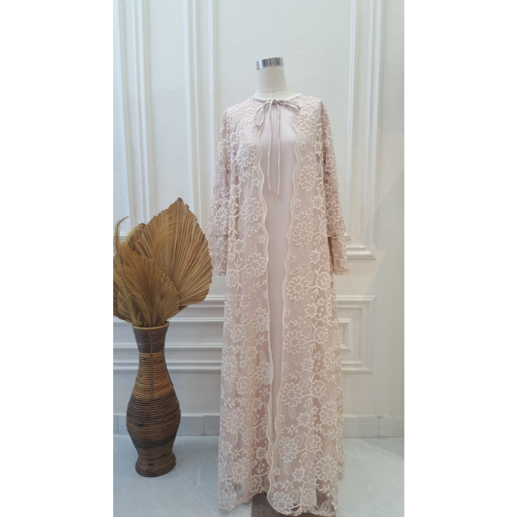 ARATSELLI DRESS Gamis D-419 Nesty Collection - Gamis Muslimah Wudhu Friendly, Dress Muslimah, Dress/