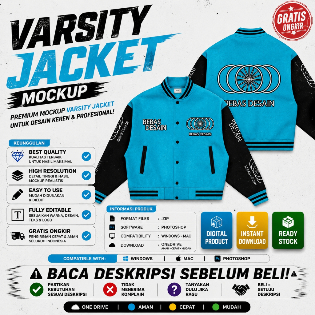 Varsity Jacket Mockup - 050123