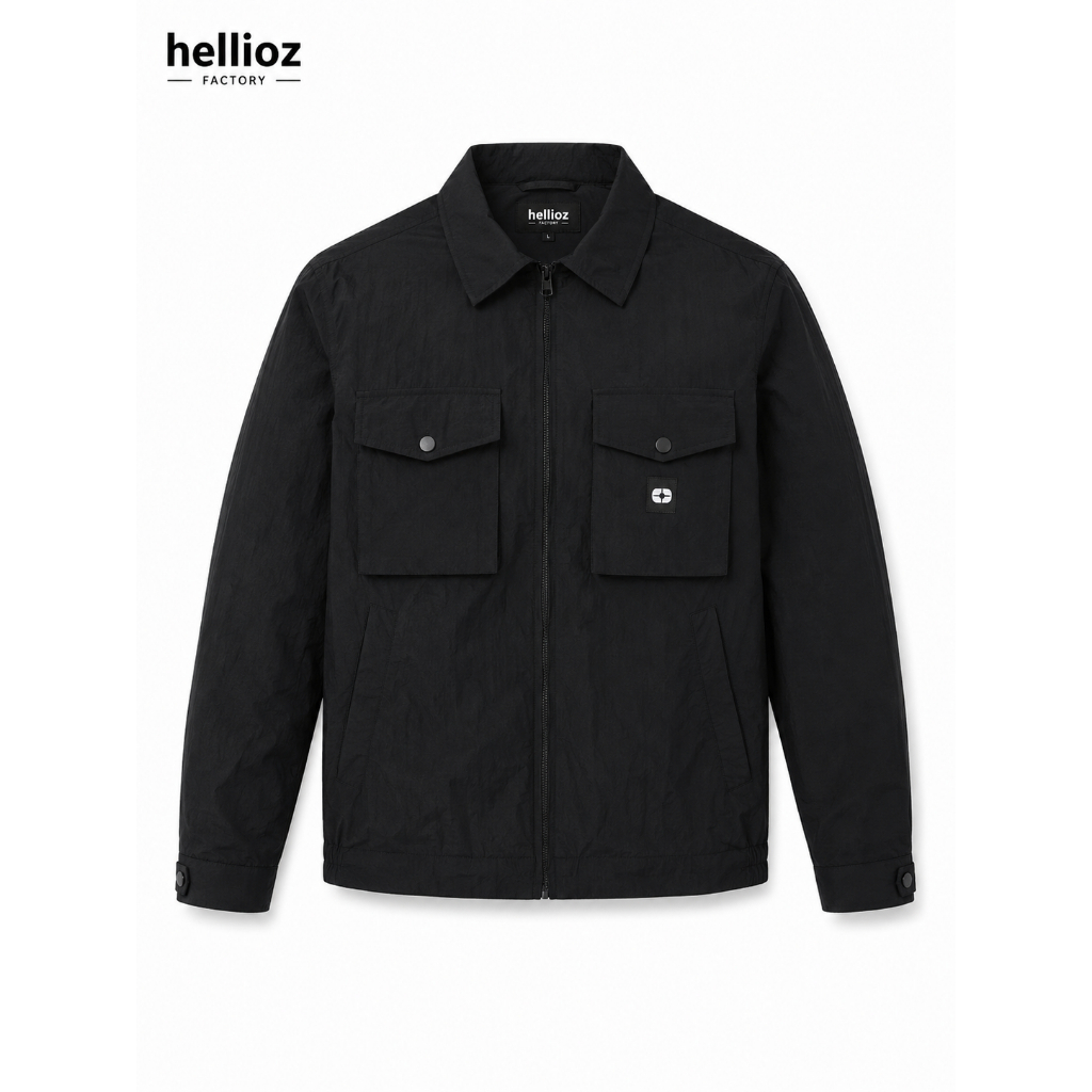 THEKILL Utility Jacket Pria Bahan Crinkle Premium Casual Outdoor