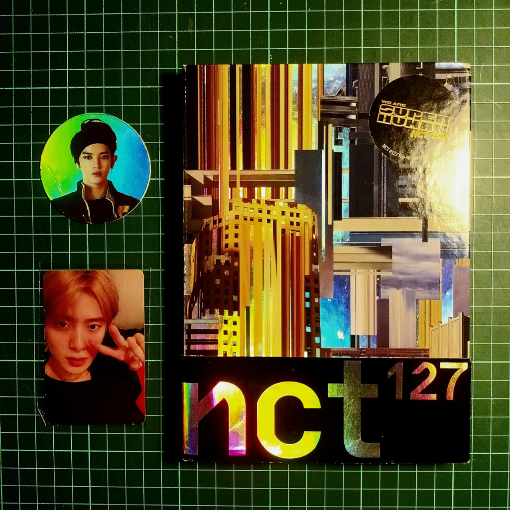 [UNSEALED] Official NCT 127 Superhuman Album Fullset (PC Jaehyun & CC Taeyong)+ poster Jaehyun