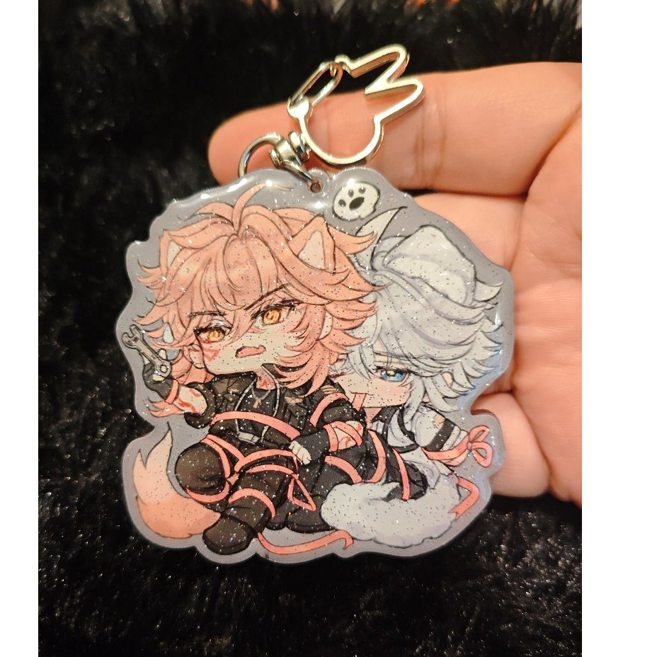HSR Phainon Mydei Keychain Acrylic Epoxy | Honkai Star Rail Phaidei fanmerch by tkm_shuu (Mile High 