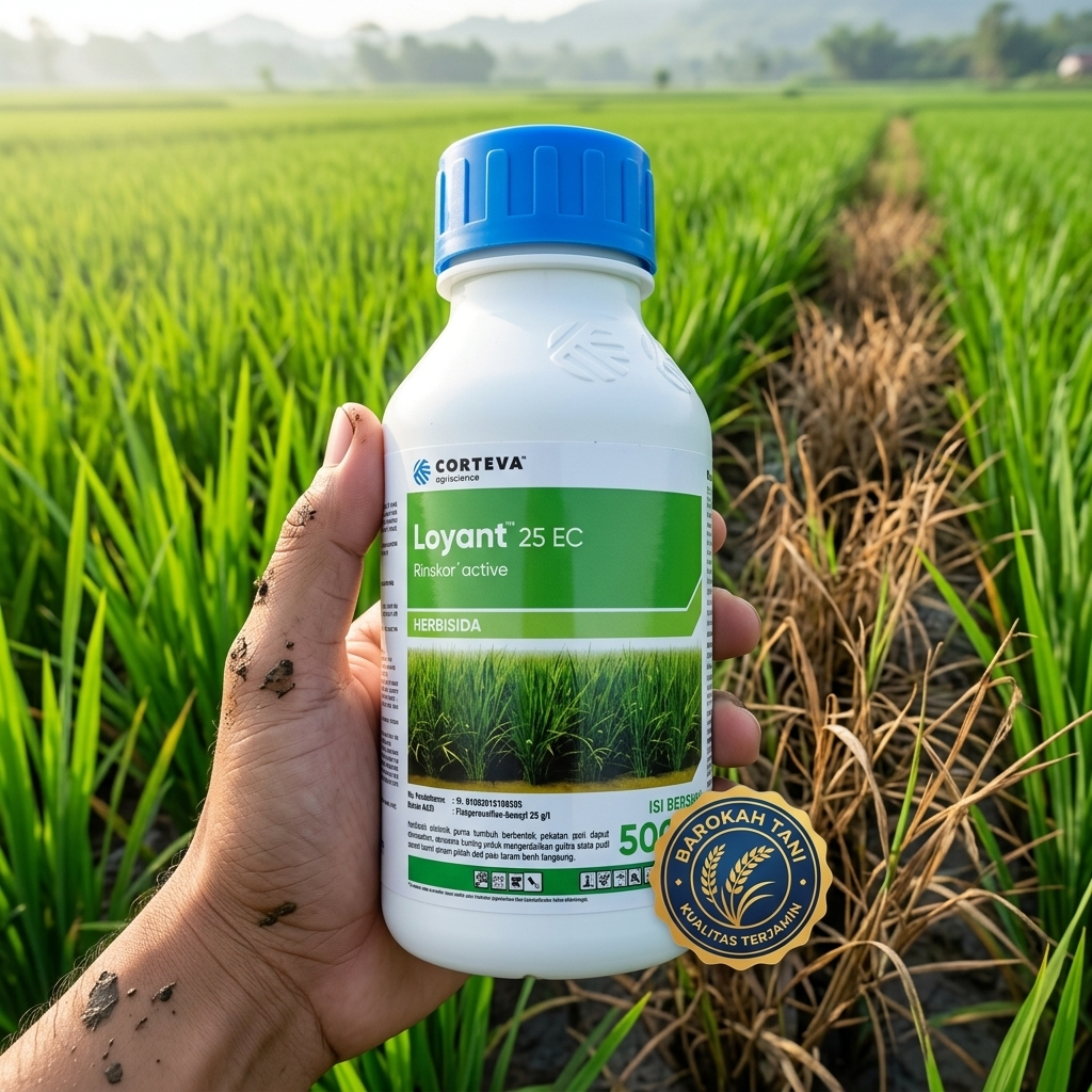 Herbisida Loyant 25EC 500 ml - Obat Pembasmi Gulma & Rumput Padi Ampuh Original,Loyant 25 EC 500 ml 