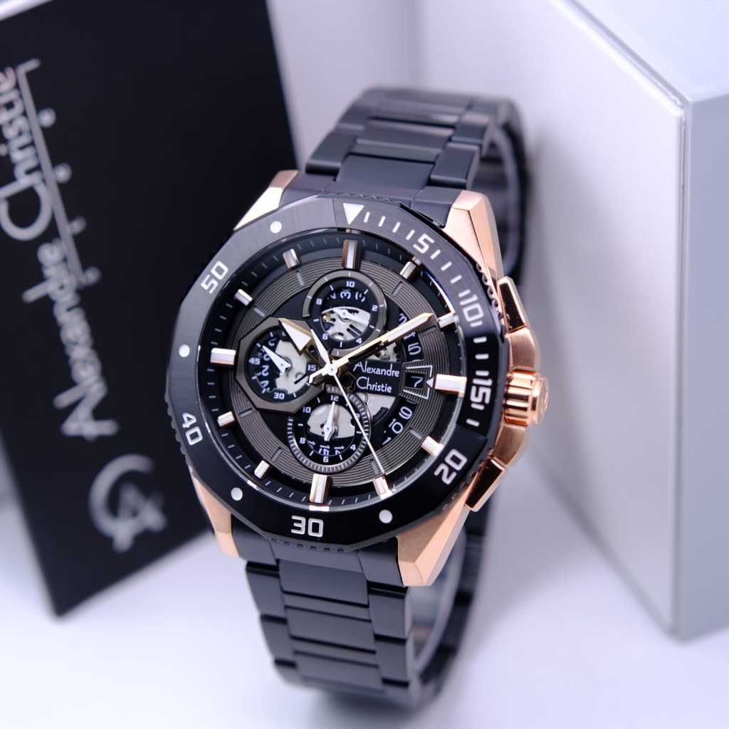 Jam Tangan Pria Alexander Christie Original/Jam Tangan Alexandre Christie Pria/Jam Alexandre Christi