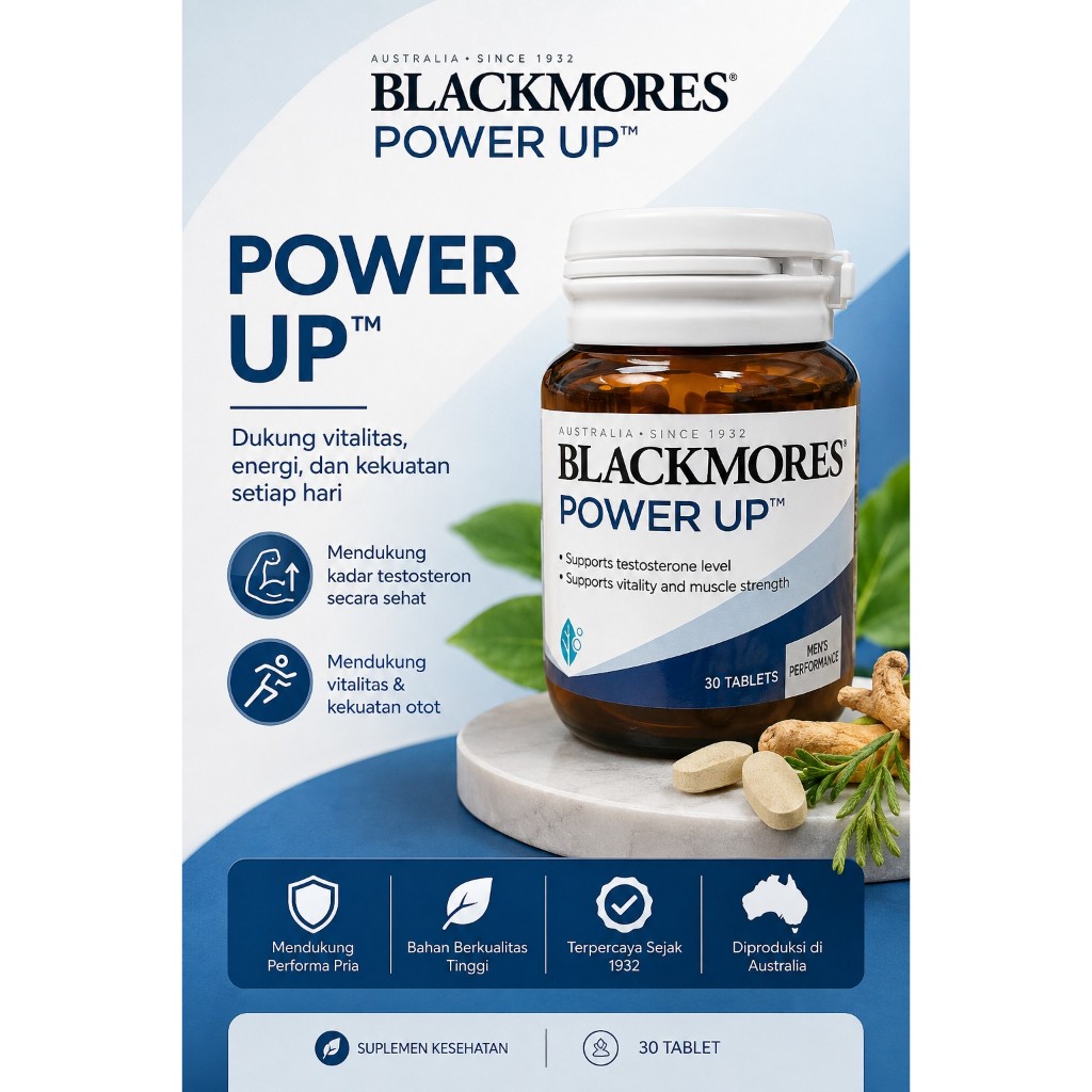 TESTOTERON BOOSTER / Blackmores Power Up 30 tabs