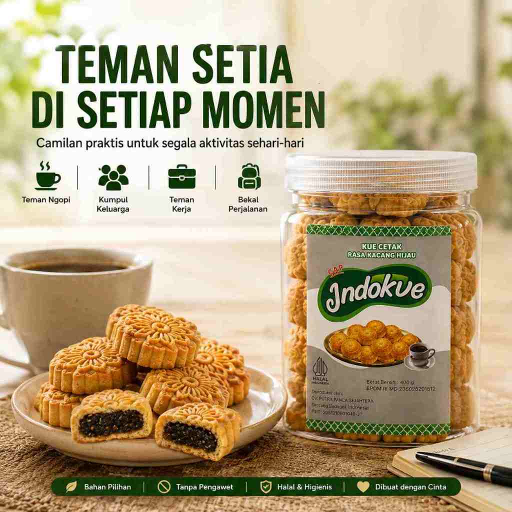 550Gr MOONCAKE PIA BULAN PIA PULEN KUE CETAK MURAH KUE BULAN INDOKUE TOPLES