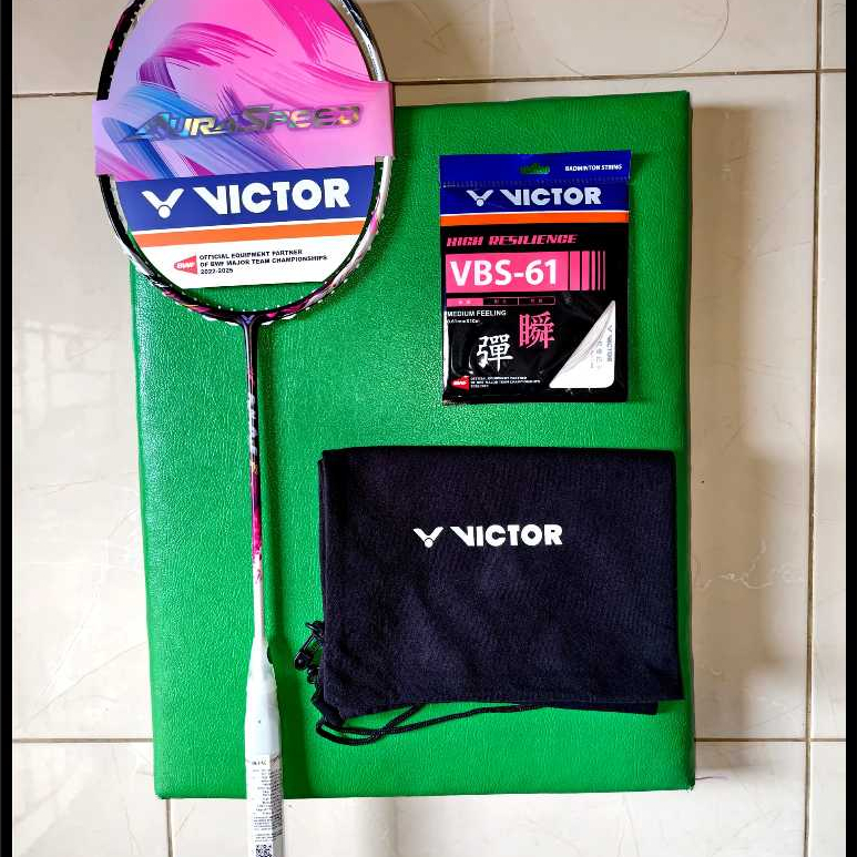 NEW  Racket Victor Auraspeed Fantome F AC ARS Raket Badminton Bulu Tangkis