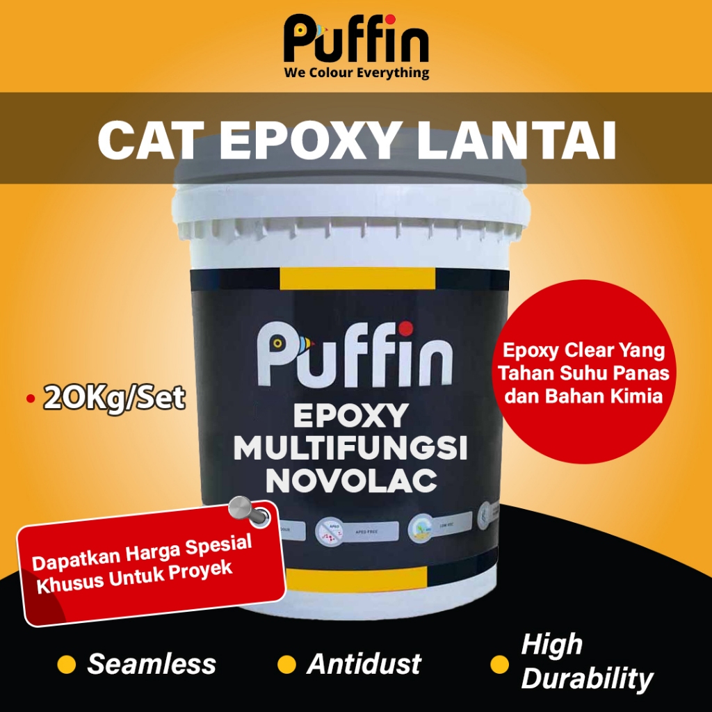 PUFFIN EPOXY EVOLAC CLEAR MULTIFUNGSI