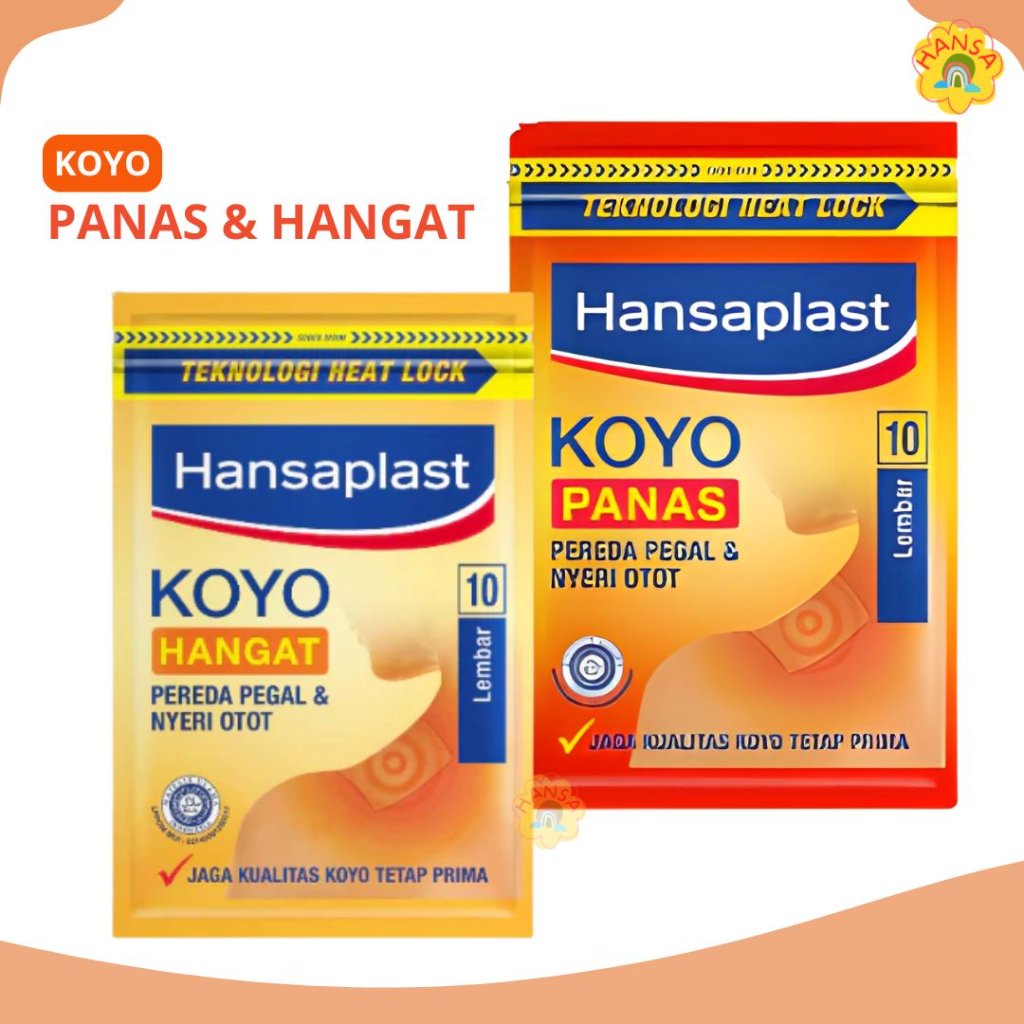 Hansaplast Salonpas Koyo Panas & Hangat I Teknologi Heat Lock Zip Lock