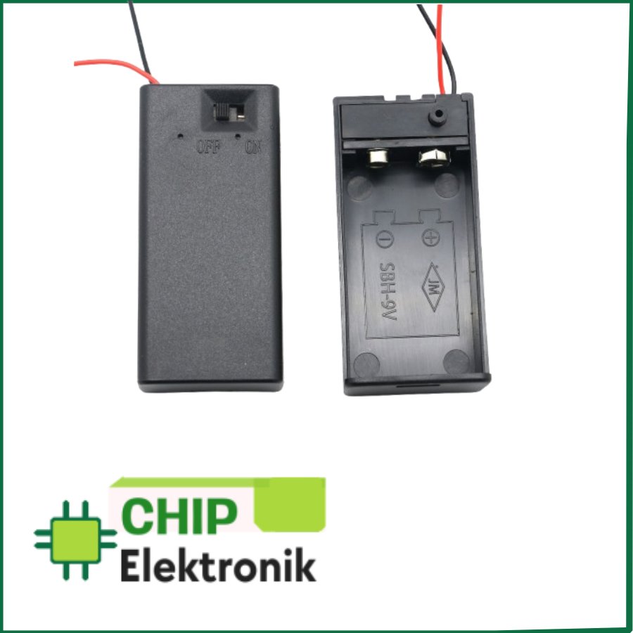 Kotak Baterai 9 volt