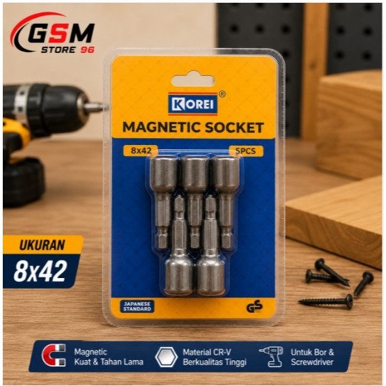 SOCKET MAGNET / ROOFING MAGNETIC / MATA ROOFING 5pcs
