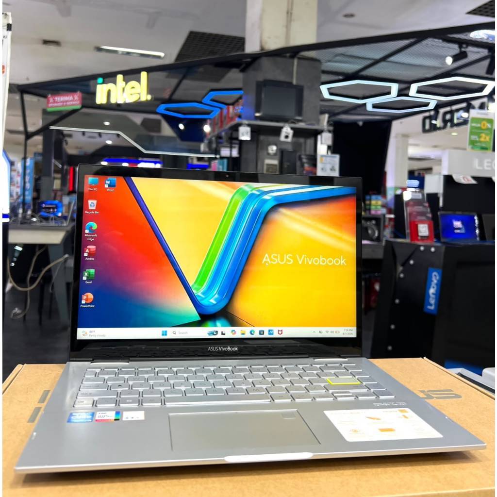 Laptop, Leptop Asus Vivobook core i5 Gen 11 Ram 8GB SSD 512GB VGA 4GB Mulus