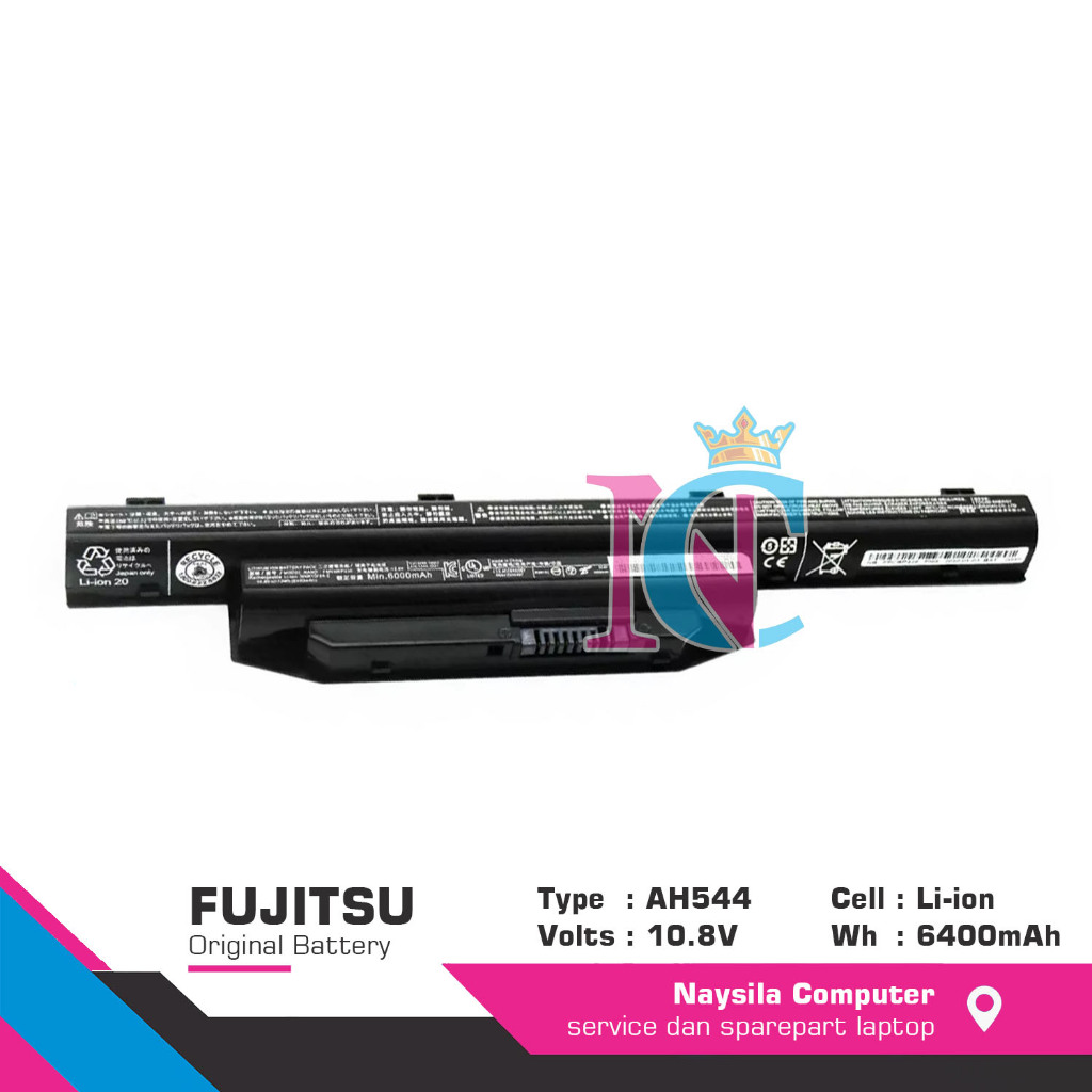 Baterai Battery Fujitsu LifeBook AH544 A544 AH564 S904 S935 E546 FPB0311S FPB0319S