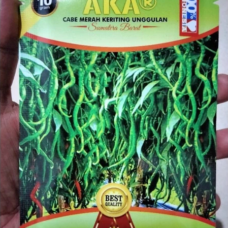 Cabe AKAR 10 Gram - Benih Cabe Merah Keriting AKAR - CMK AKAR - Bibit Cabe AKAR