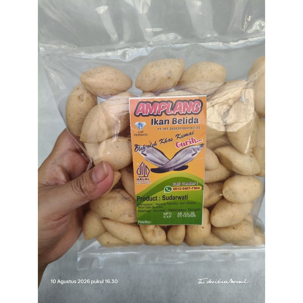 AmplangGurih Ikan Belida Khas Kalimantan
