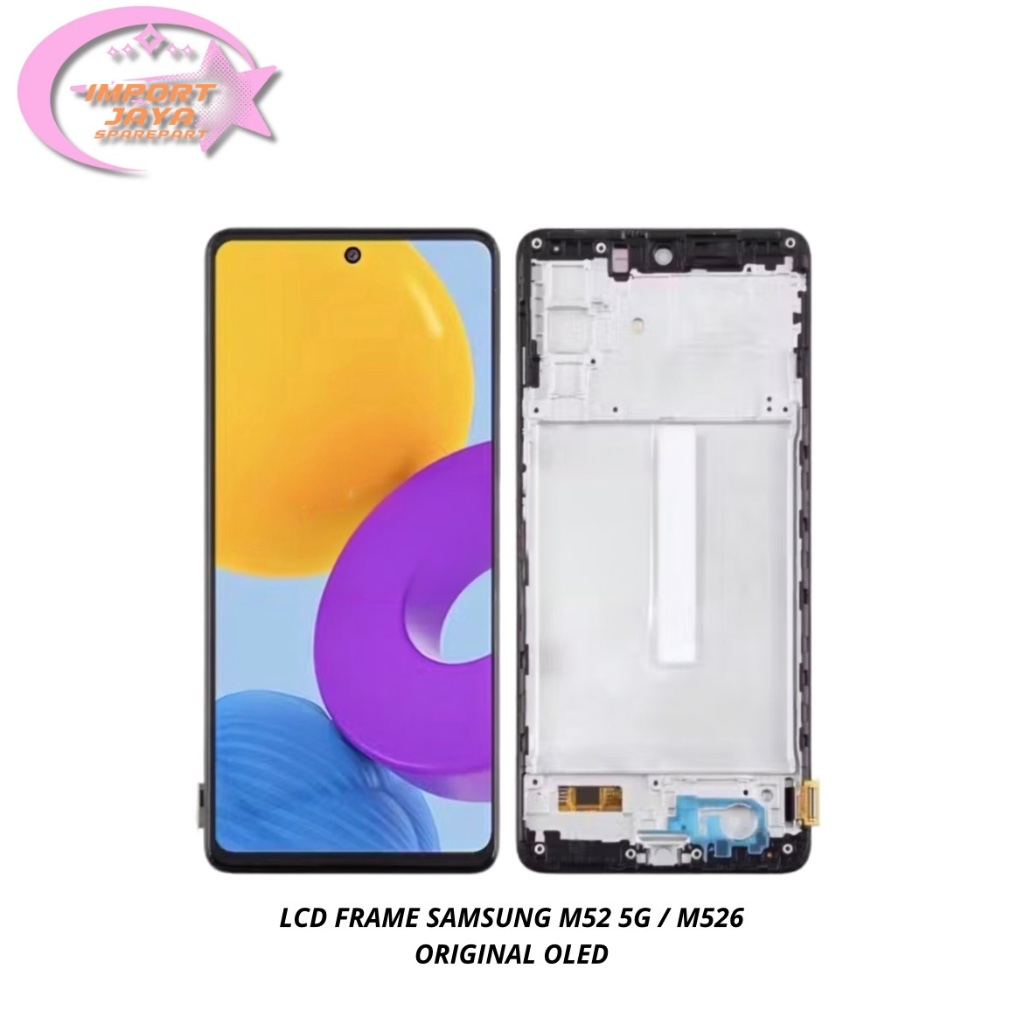 [ORIGINAL] LCD +FRAME SAMSUNG M52 5G - M526 -  LCD FULLSET