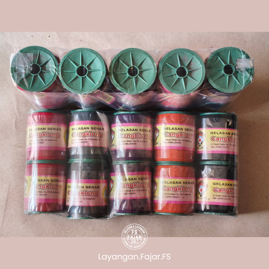 Gelasan Tengahan Asmi CK Cangklong Asli Original Cap Asmi Gelasan Senar Super Tajam, Warna Tidak Lun