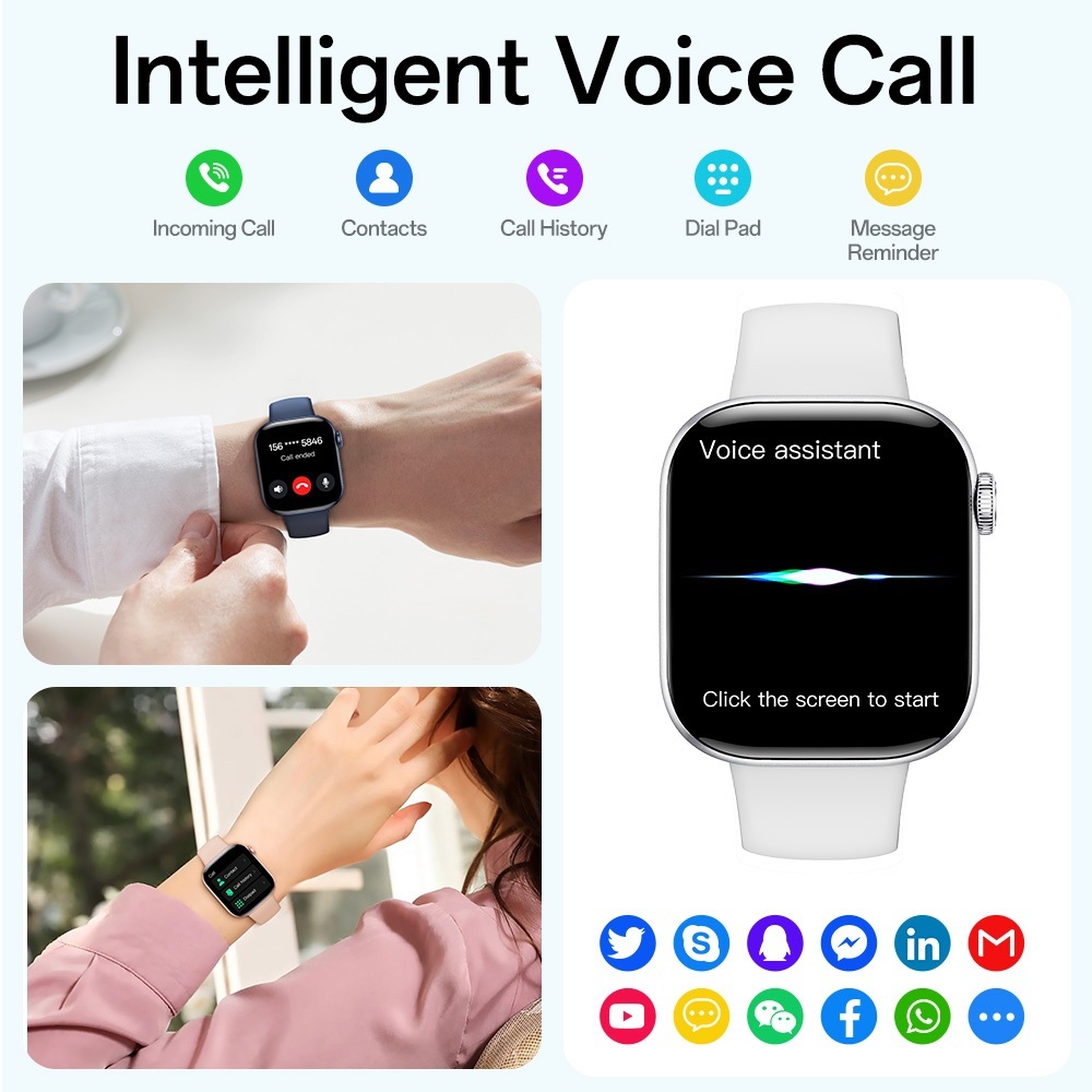 BEST SALE [Garansi 1 Tahun]Huafit S12 jam tangan smartwatch Bluetooth Call 9.1mm Ultra Tipis 18g