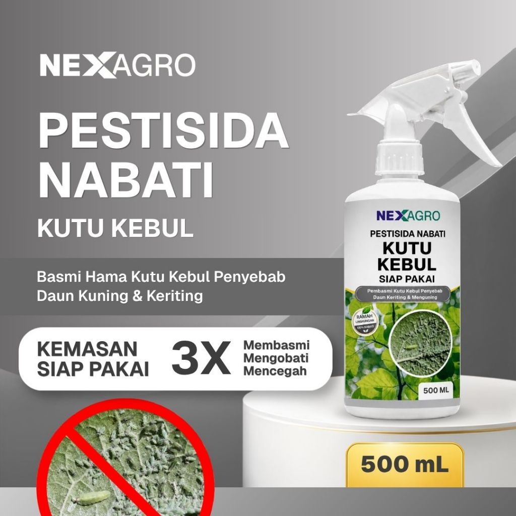Nexagro - Pestisida Nabati Kutu Kebul 500ml Siap Pakai – Pembasmi Kutu Kebul Penyebab Daun Keriting 