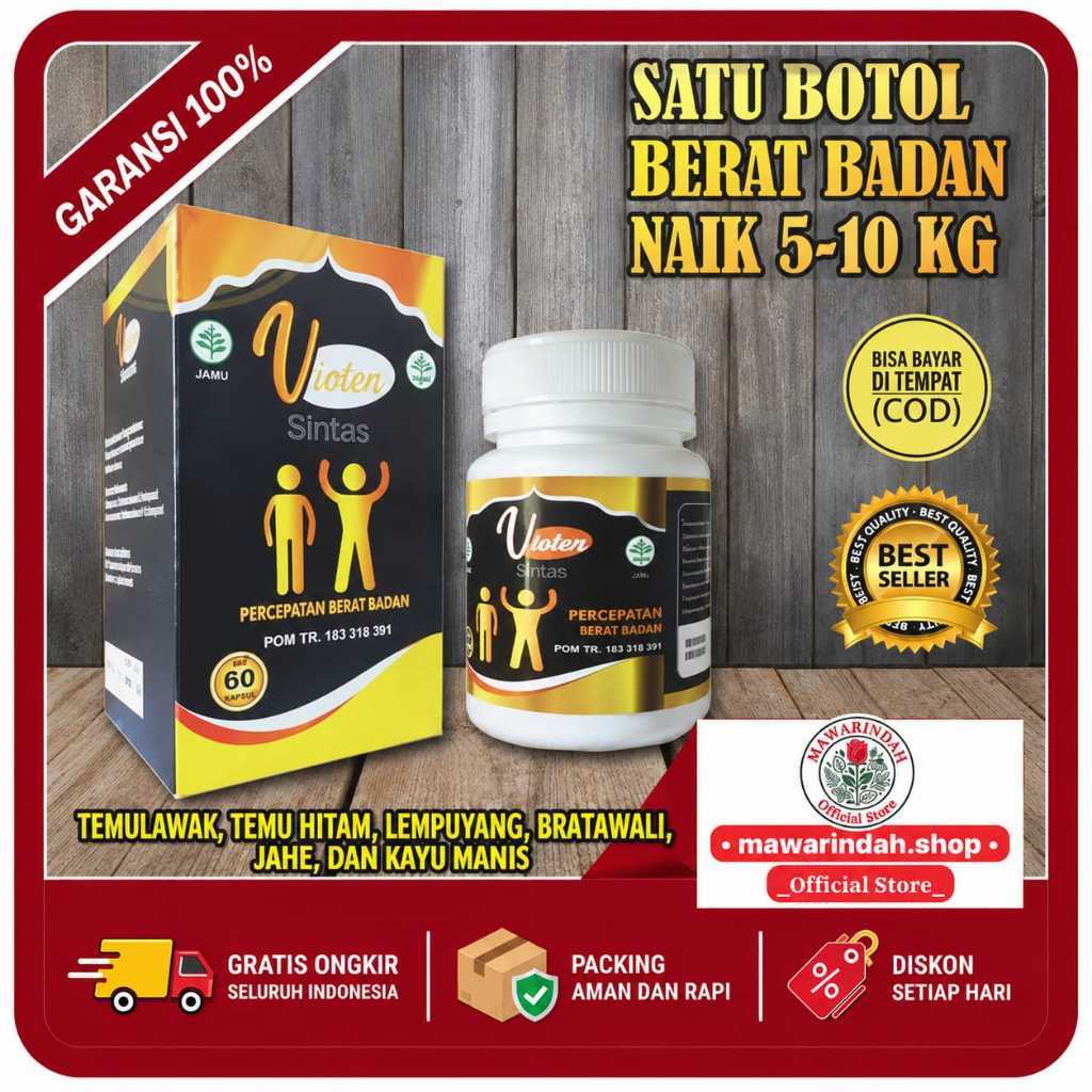 Violen Asli Penambah Nafsu Makan Obat Penggemuk Badan Gemuk Herbal