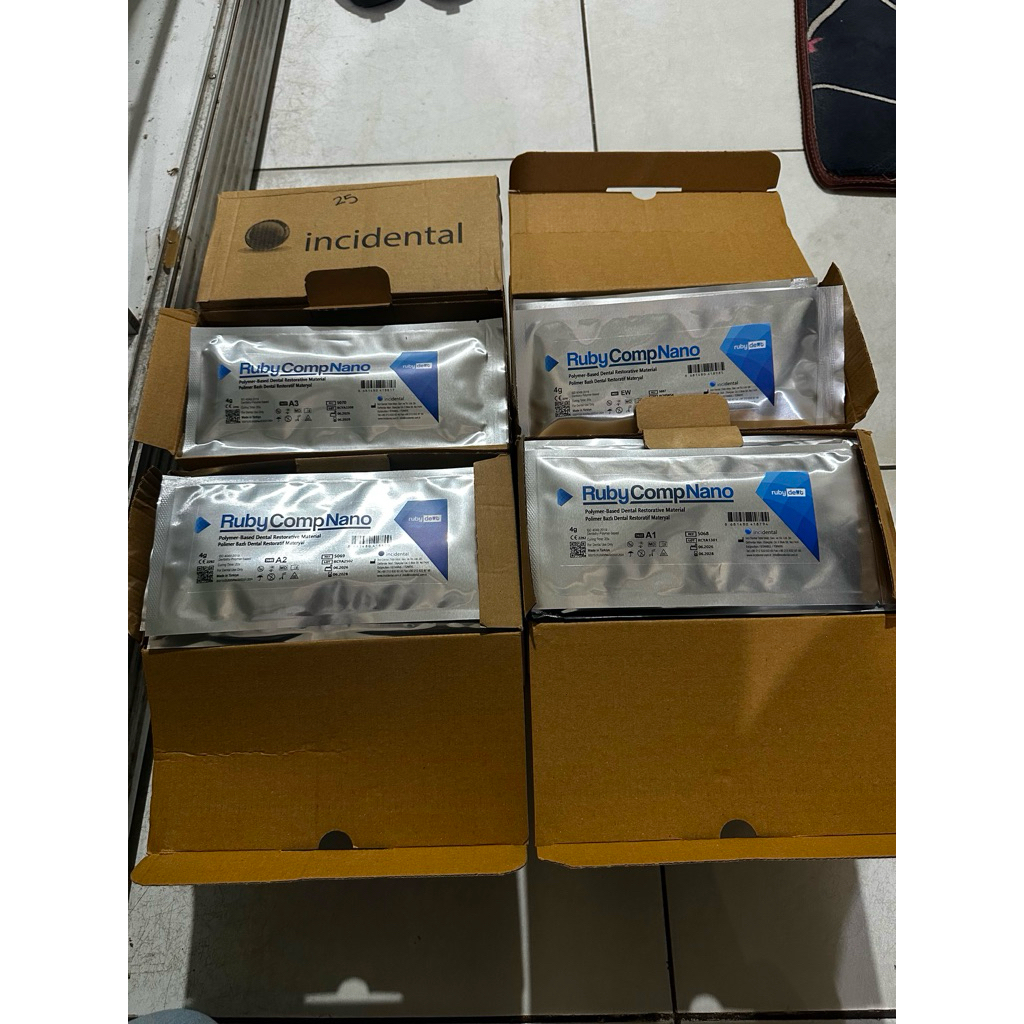 RUBY COMPOSITE Nano Dental Komposit Ruby Super Putih / Bahan Tambal Gigi
