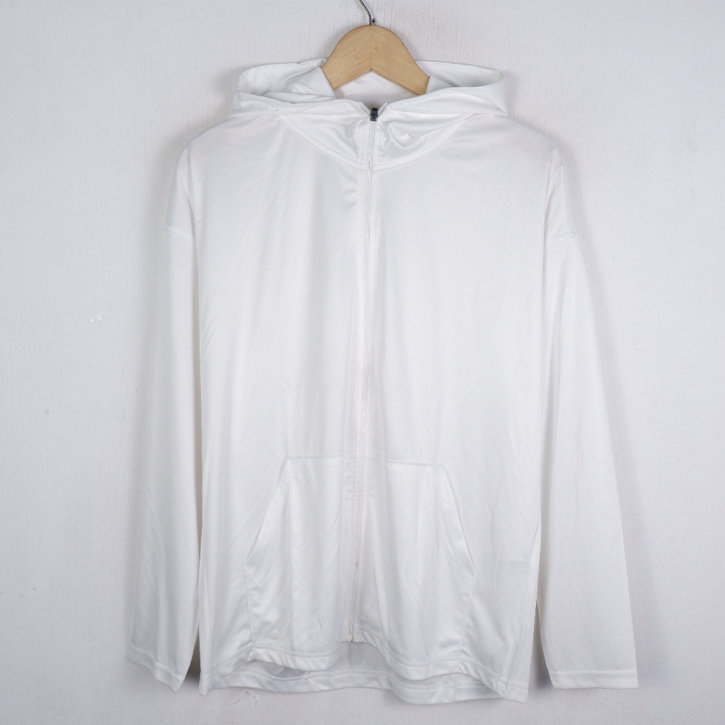 JAKET GU ACTIVE BY UNIQLO ZIP HOODIE AIR130 SIZE S FIT M