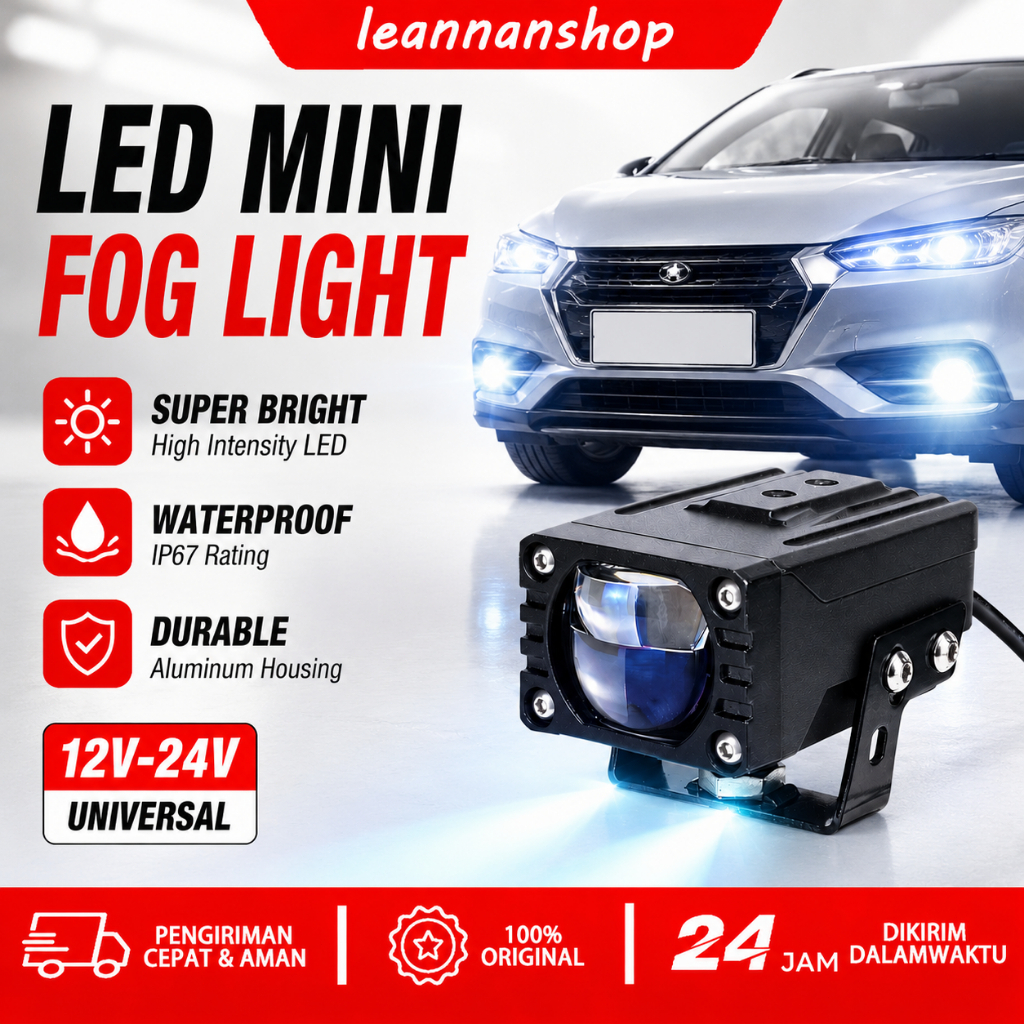 IBRIGHT Lampu Tembak L10 Ibright Full alumunium & Waterproof