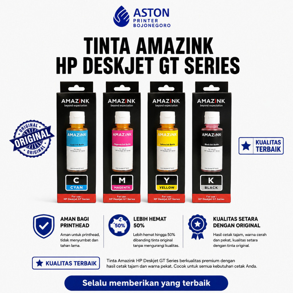 Tinta HP deskjet GT series Amazink