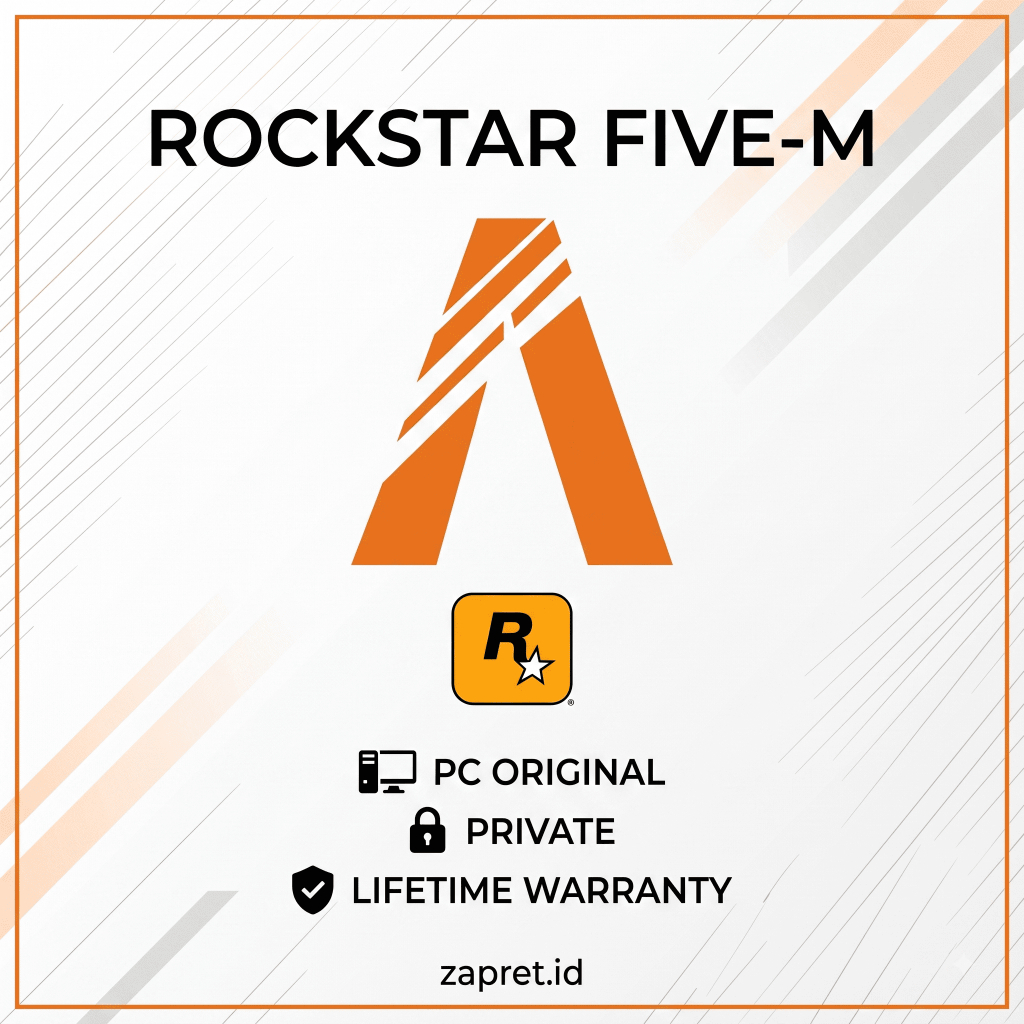 FiveM GTA V Premium - Paket Siap Roleplay | Grand Theft Auto V Rockstar Fivem
