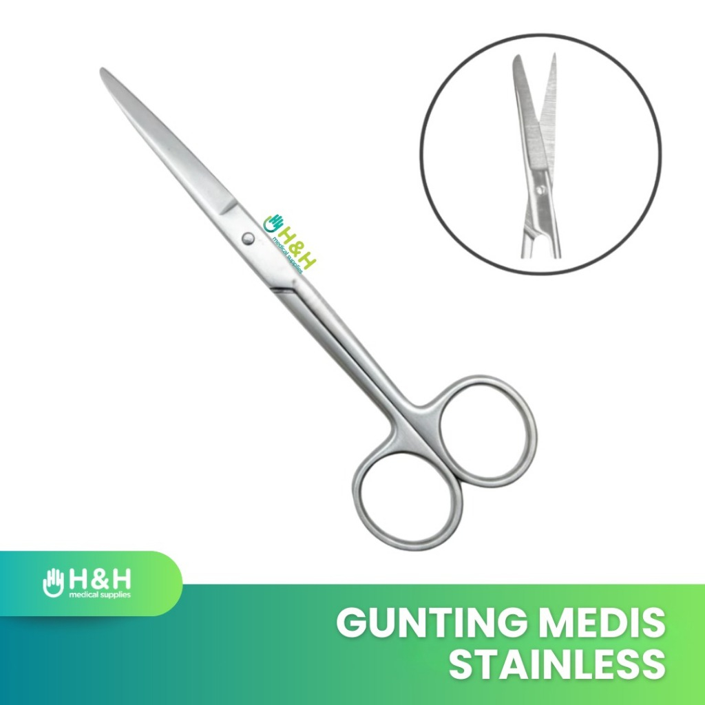 Gunting Medis Stainless / Gunting Dressing Medis / Gunting Kasa Medis / Gunting Medis Operasi