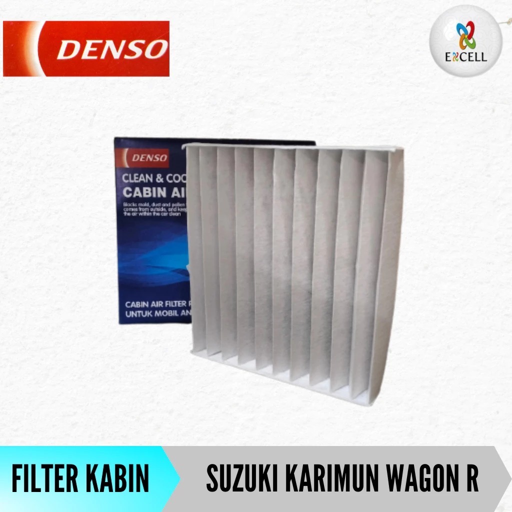 Filter Cabin Kabin Udara Blower Ac Mobil Suzuki Ignis Denso Menahan Debu Jamur Serbuk Sari