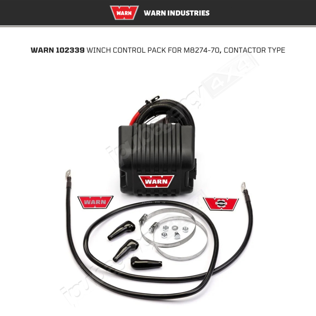 WARN 102339 Winch Control Pack for M8274-70 (Contactor Type)