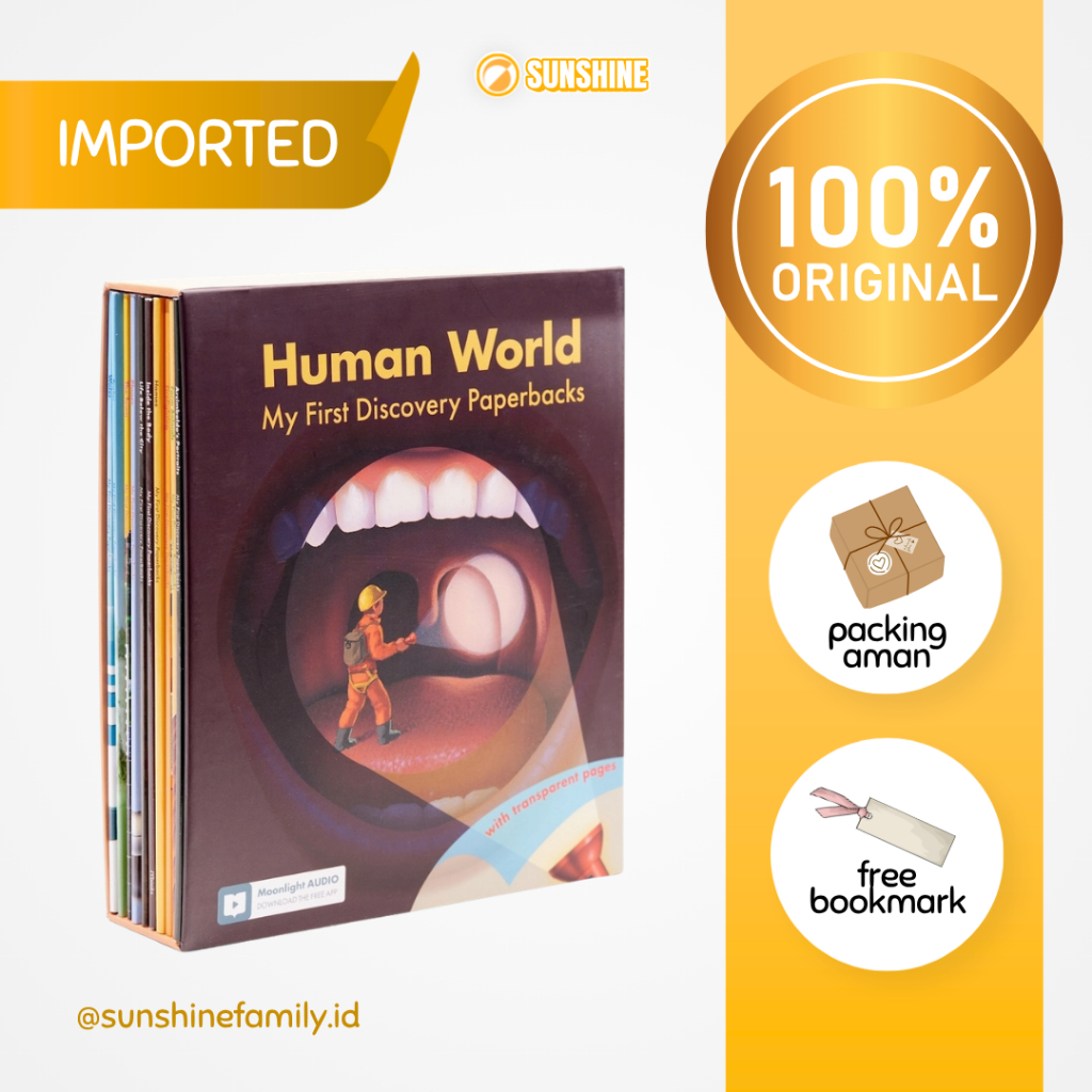 SUNSHINE FAMILY - Imported Book - [Moonlight Publishing] Human World Box Set - My First Discoveries 