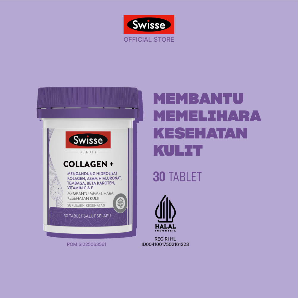 Swisse Beauty Collagen Plus - Multivitamin Suplemen & Vitamin Perawatan Wajah dan Kulit