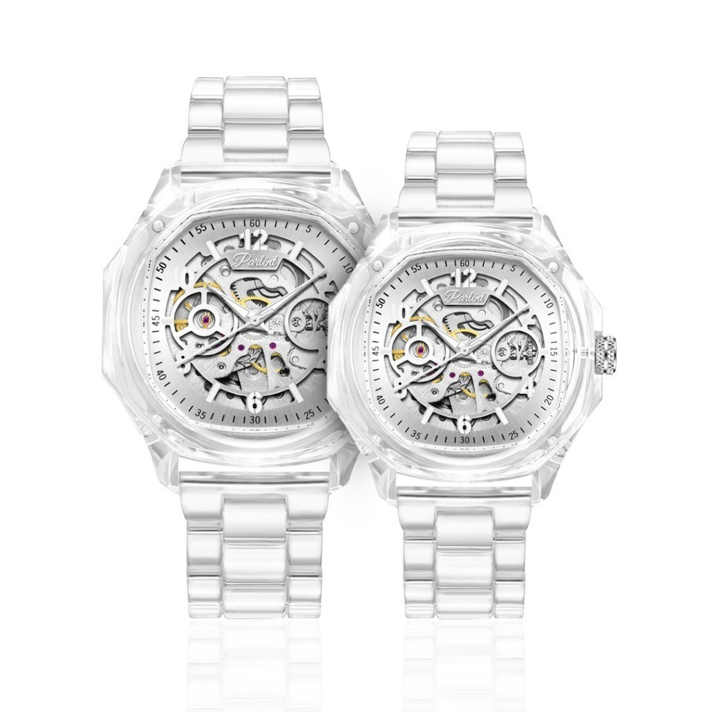 TERMURAH PARLENT COUPLE GALLANT LITE GLACIER & GALLANT LITE GLACIER FEMME - JAM TANGAN COUPLE 42MM &