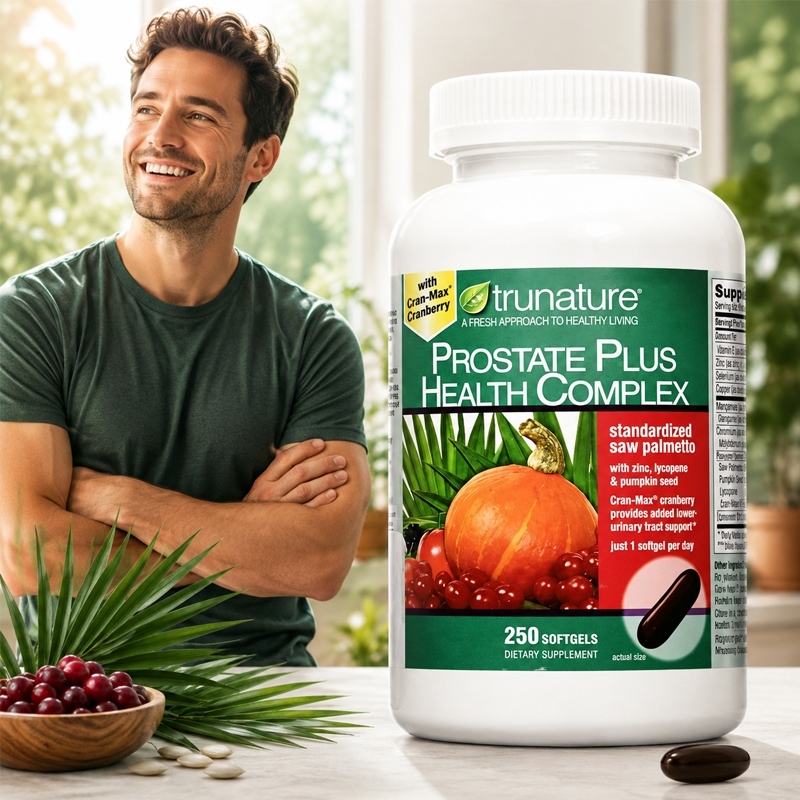 trunature Prostate Plus Health Complex 250 Softgels | Prostate & Urinary Support for Men