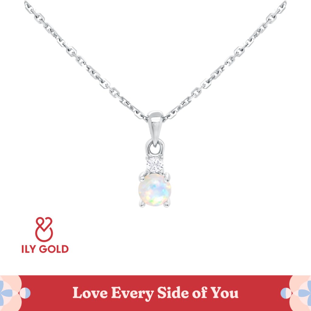 ILY GOLD Snowdrop - Necklace / Kalung (liontin + kalung)
