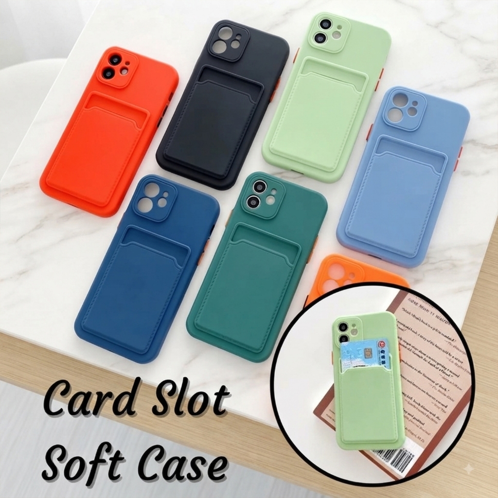 (NXA 01) TPU SLIDE CAMERA SLOT CARD CASE FOR SAMSUNG A12/M12/A11/M11/A03/A03 CORE/A03S/A02S