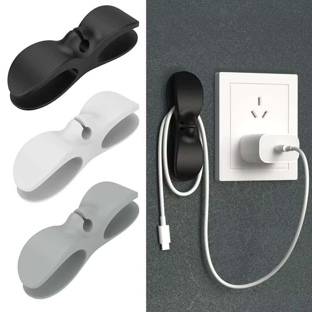 Pita Kabel klip Pita Besar Klip Organizer Holder Perapih Kabel Holder Penggulung Pelindung Klip Kabe