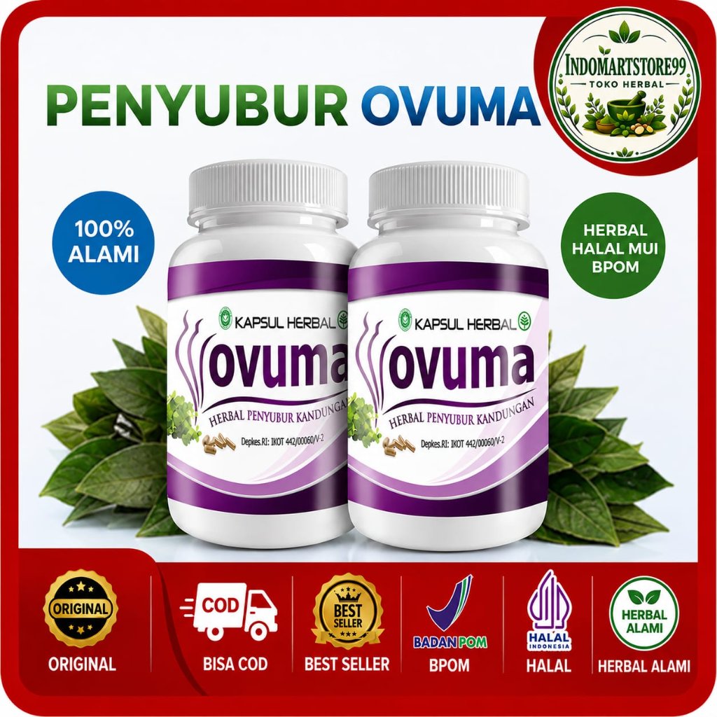 OVUMA KAPSUL PENYUBUR KANDUNGAN DAN MENYEHATKAN KANDUNGAN PADA WANITA