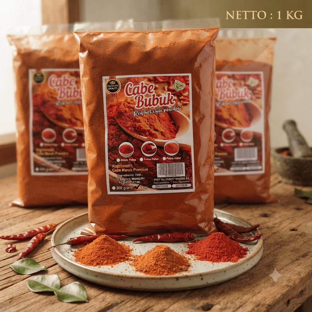 CABE BUBUK EKSTRA PEDAS - 1kg | BUBUK CABE PEDAS HOT