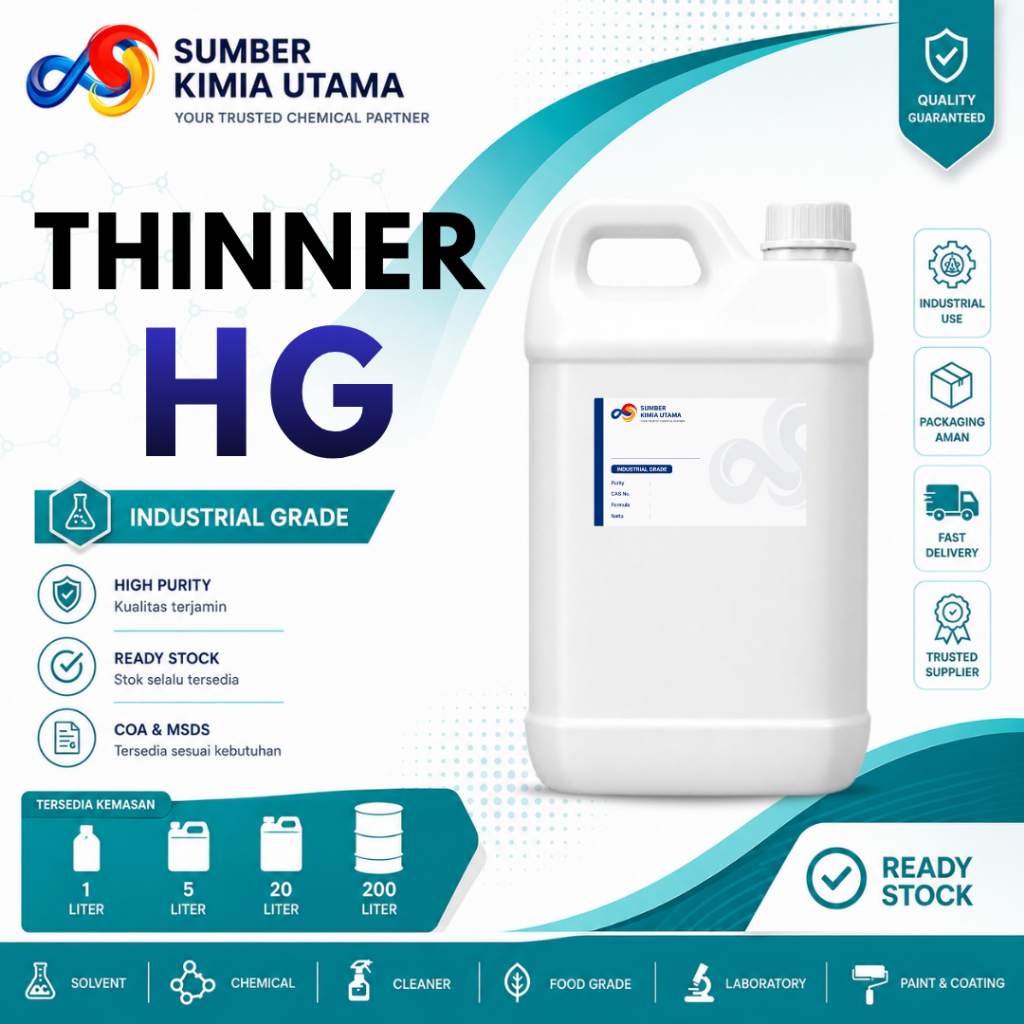 Thinner HG 5 Liter - Thinner High Gloss - Thinner serbaguna