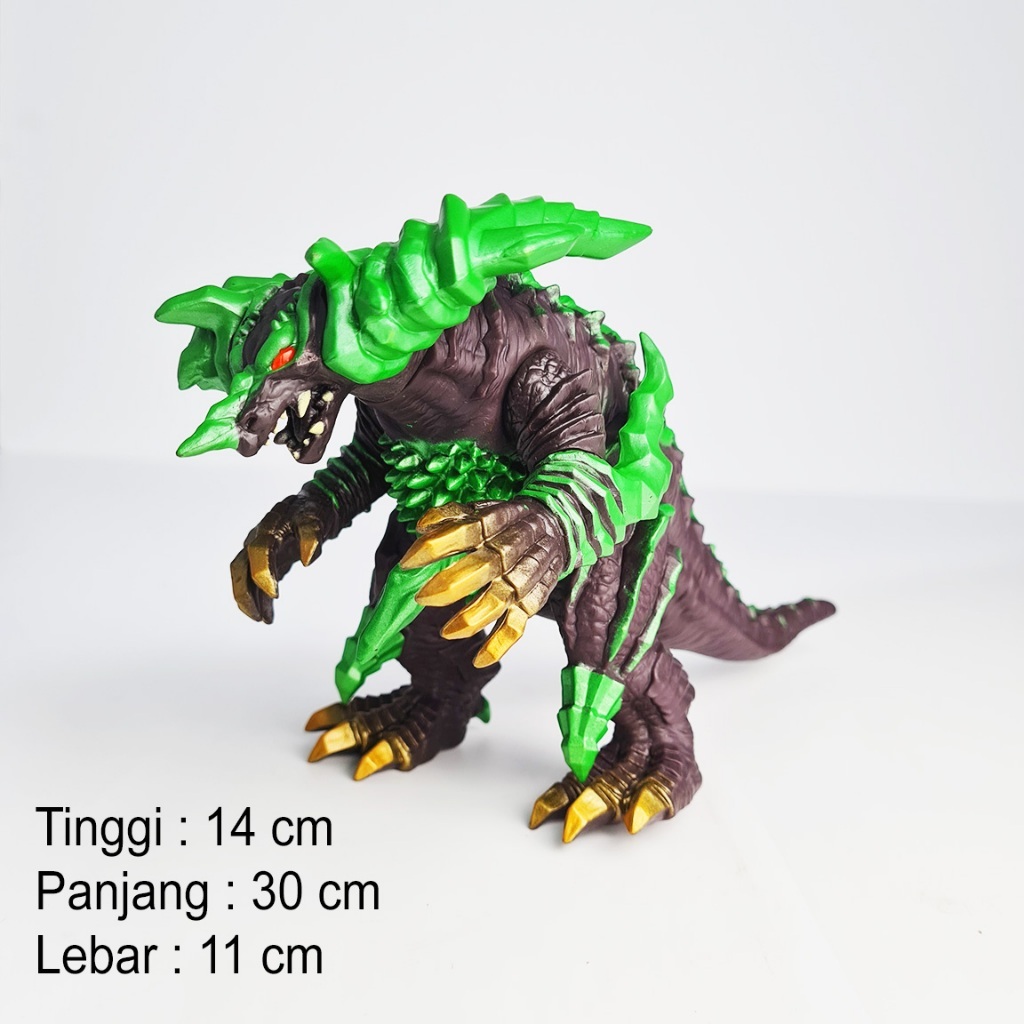 Mainan Monster Ultraman Earth Gomora Kaiju Figure Karet Vinil