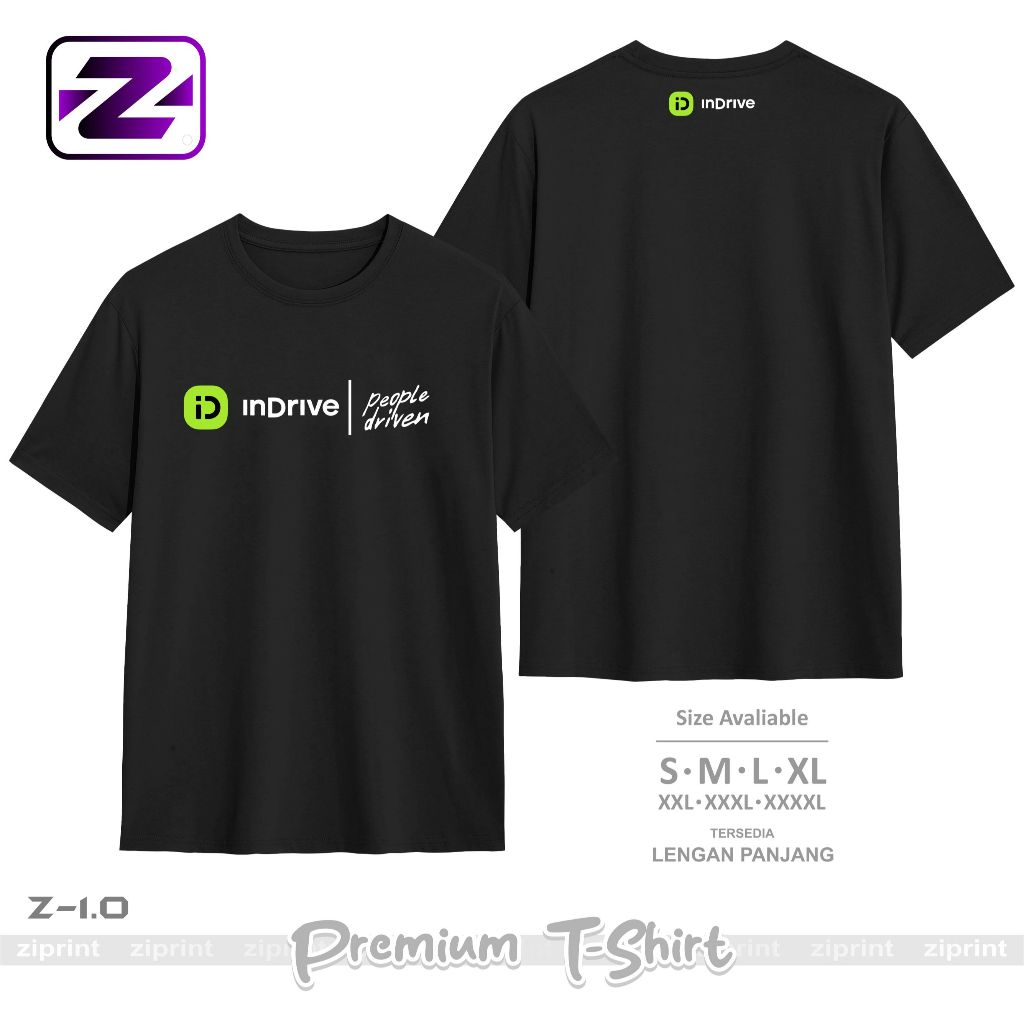 Baju Kaos indriver T-Shirt Pria Wanita Kaos Distro Premium 100% Katun